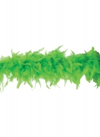  Αποκριάτικο αξεσουάρ φτερό μπόα πράσινο άκαυστο 