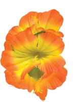  Αποκριάτικο λουλούδι μαλλιών χαβανέζικο 