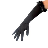  Αποκριάτικα γάντια με μαραμπού 