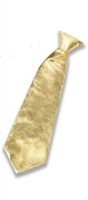  Αποκριάτικη γραβάτα σατέν χρυσή 