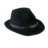  Αποκριάτικο καπέλο καβουράκι μαύρο 
