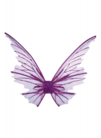  Αποκριάτικα φτερά νεράιδας μωβ 