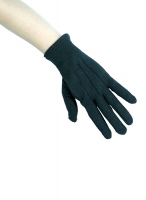  Αποκριάτικα γάντια κοντά μαύρα 
