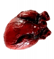  Αποκριάτικη διακοσμητική καρδιά με αίμα 14εκ 