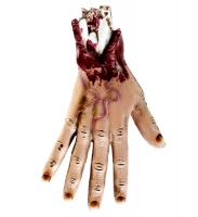  Αποκριάτικο διακοσμητικό χέρι κομμένο με αίμα 25εκ 