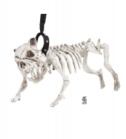  Αποκριάτικος διακοσμητικός σκύλος σκελετός Zombie 45εκ 
